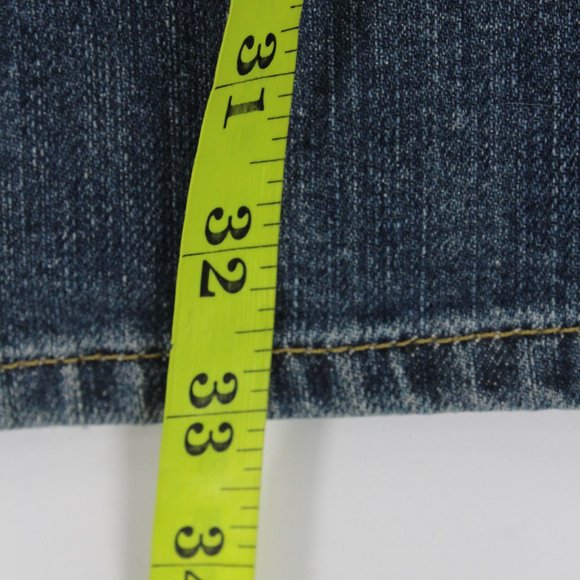 Vintage Volcom Women's Design Would Stack Flare Denim Blue Bootcut Denim Jeans 9 - Picture 11 of 11